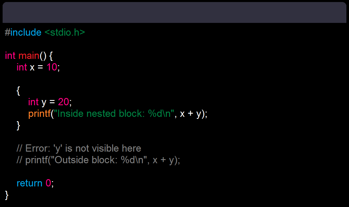 Block Structure
By Learn Loner