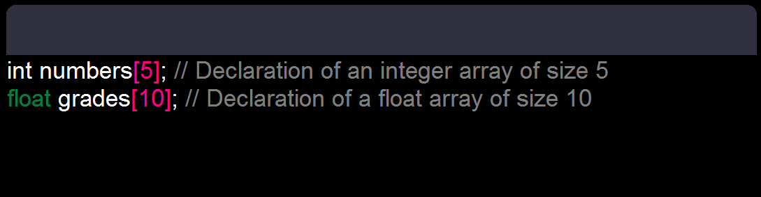 Arrays