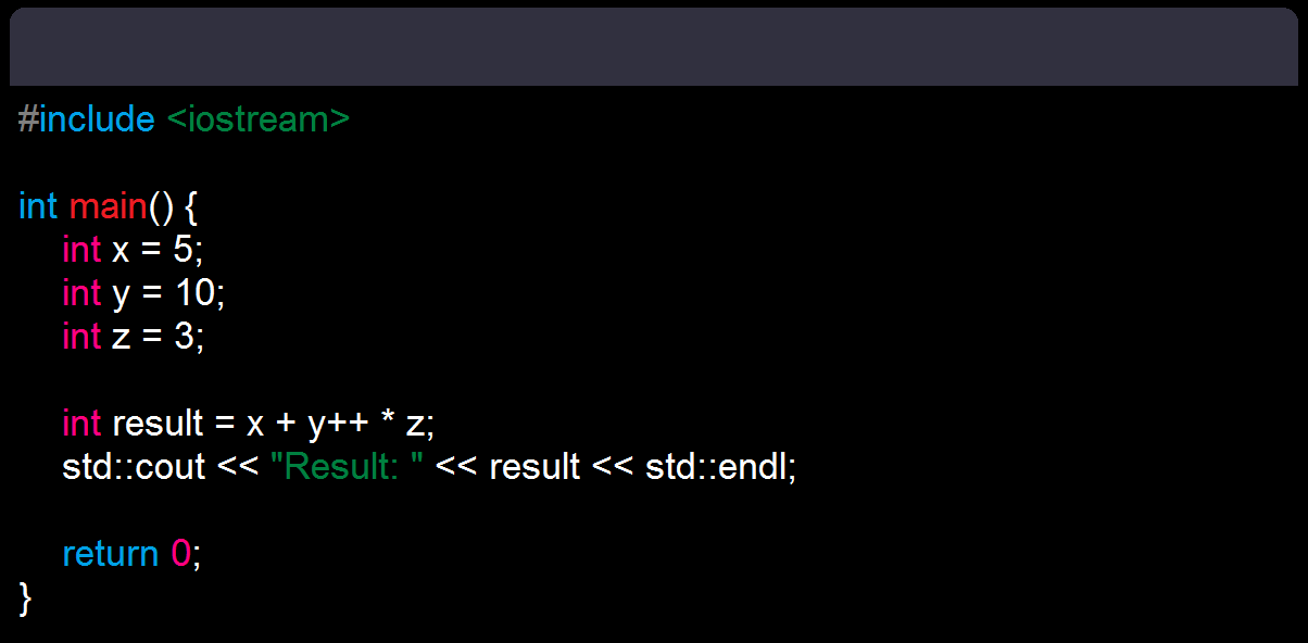 Sequence Control Within Expression
by Learn Loner