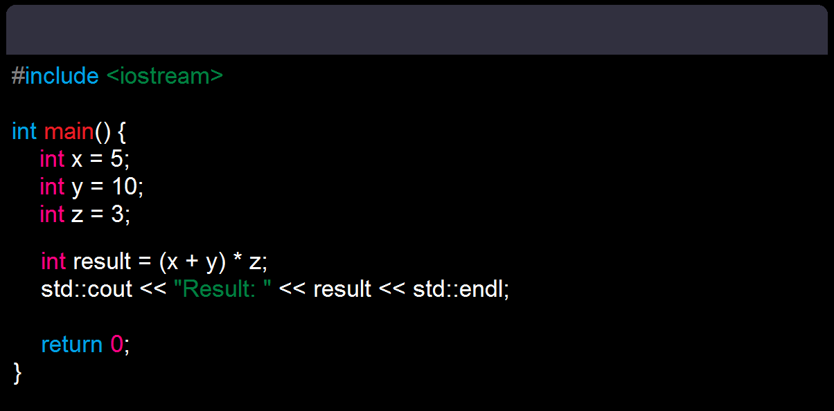 Sequence Control Within Expression
by Learn Loner