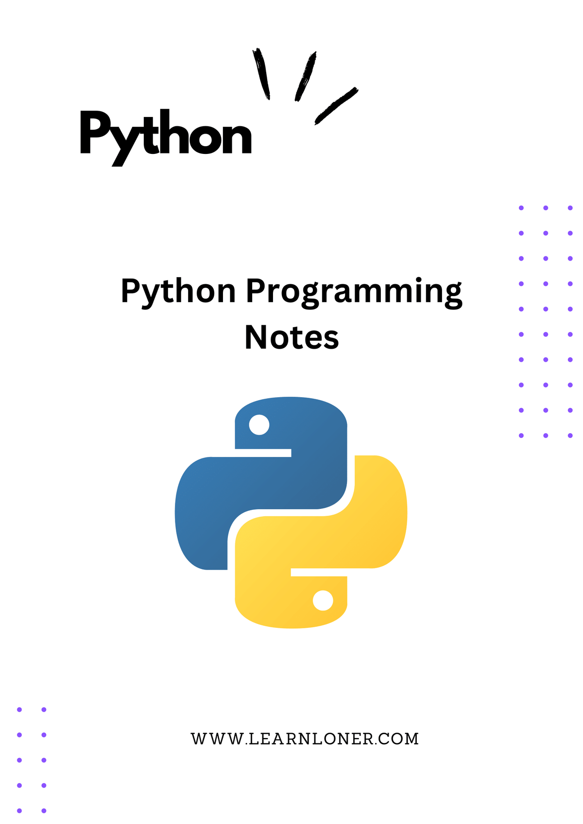 Python Programming Notes
