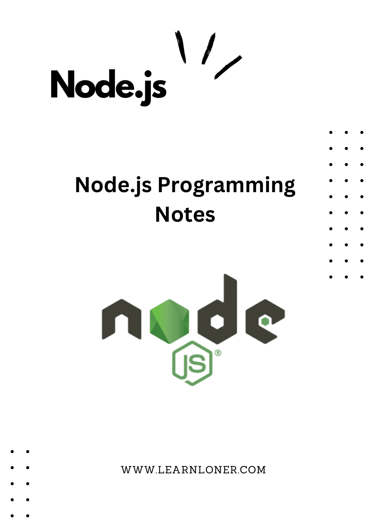 Node JS Notes PDF Download