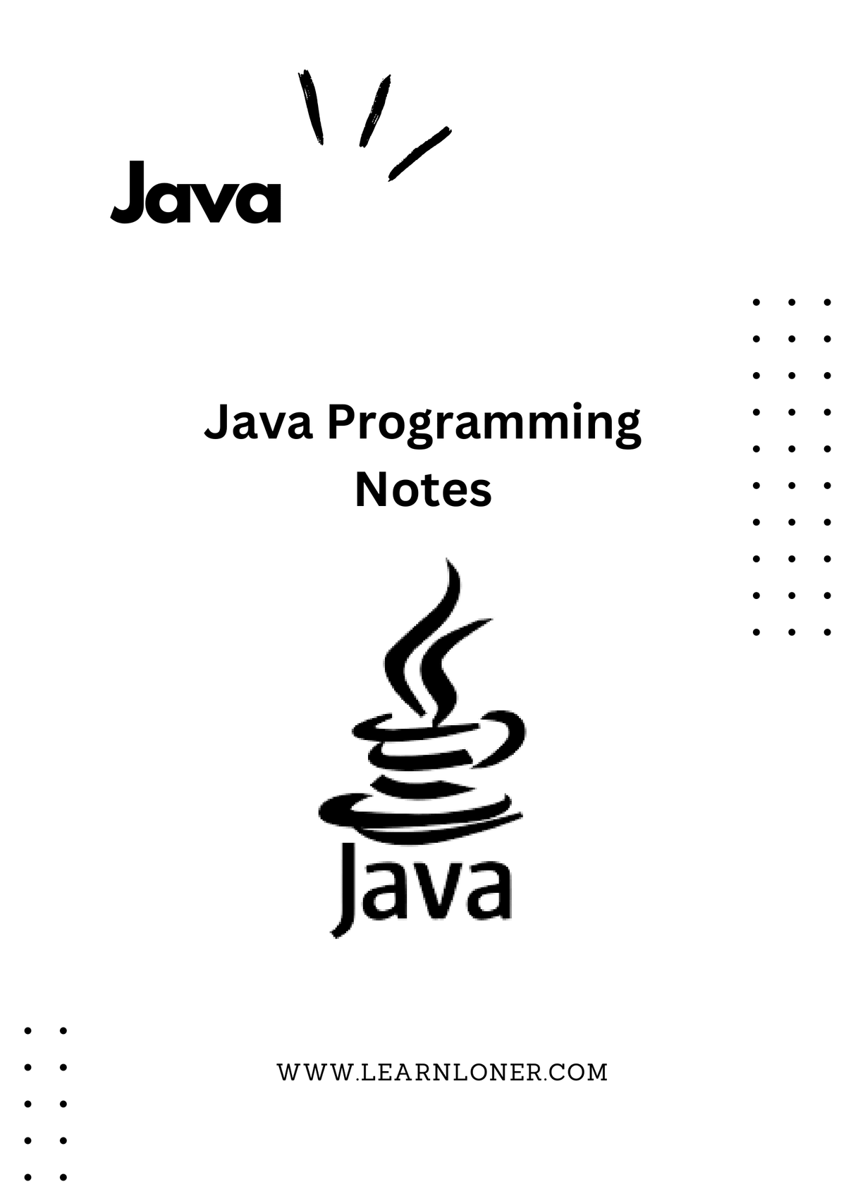 Java Notes PDF