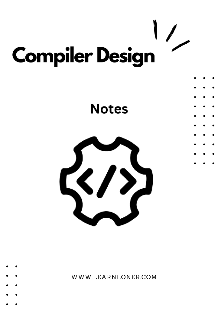 Compiler Design Notes front page.