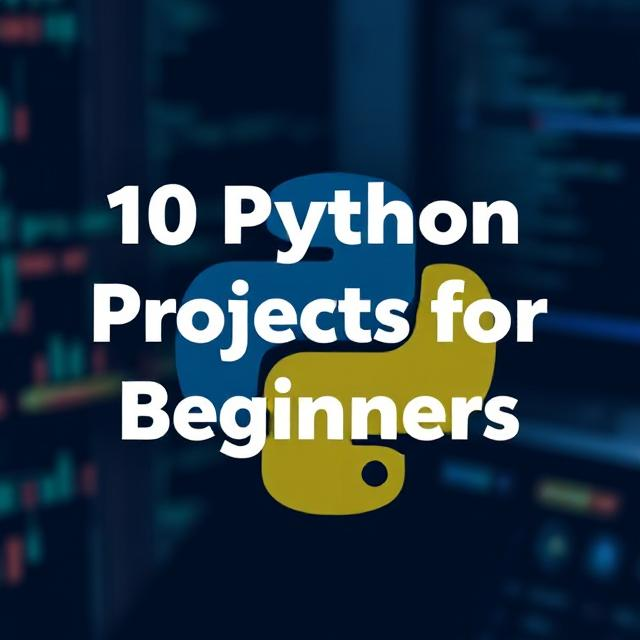 10 Python Projects for Beginners to Boost Your Coding Skills