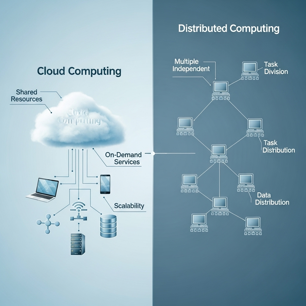 Difference Between Cloud and Distributed Computing